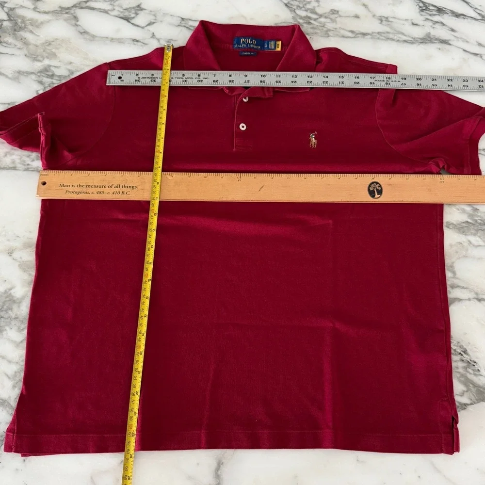 Polo Ralph Lauren Cotton Men's Pullover‎ Polo Short sleeve shirt,  Large
